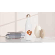 Load image into Gallery viewer, White 17oz Stainless Steel Water Bottle
