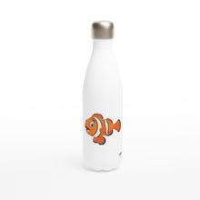 Load image into Gallery viewer, White 17oz Stainless Steel Water Bottle
